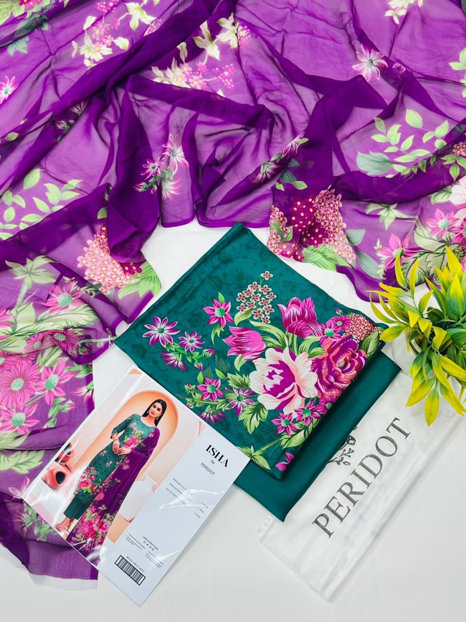 Isha by Peridot – Premium Viscose 3PC | Wholesale Suits