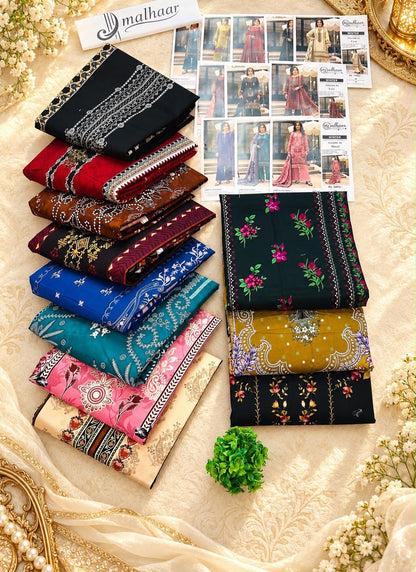 Malhaar Premium Printed Linen 4PC Winter Collection Vol-2 2026-27 | Super Wholesale