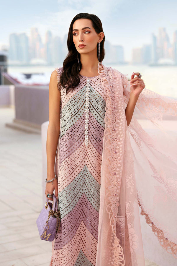 Maria.B Lux Emb Lawn 3PC – Wholesale Suits