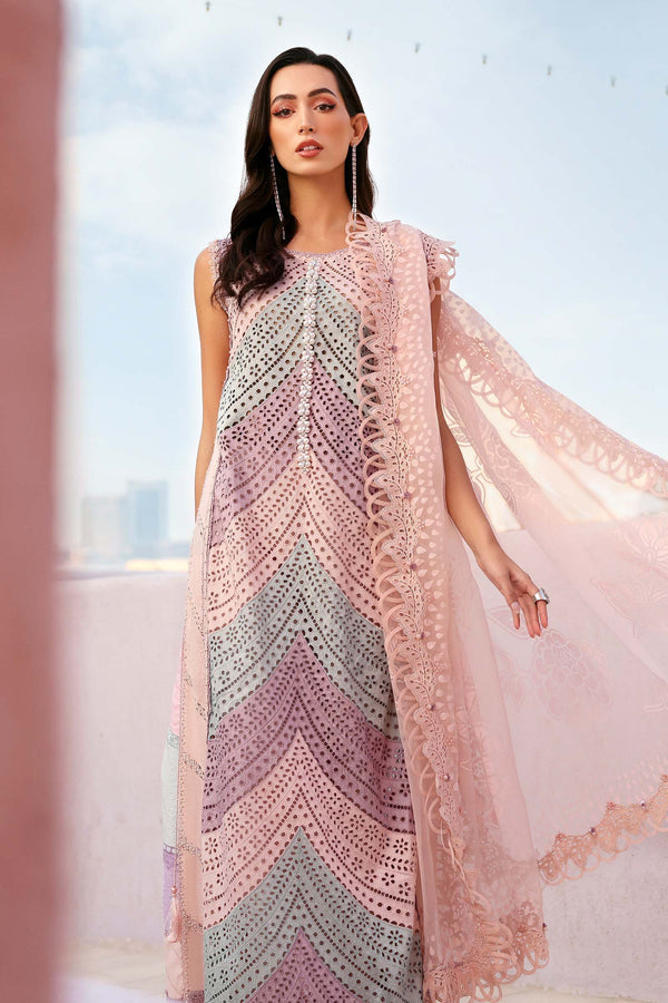 Maria.B Lux Emb Lawn 3PC – Wholesale Suits