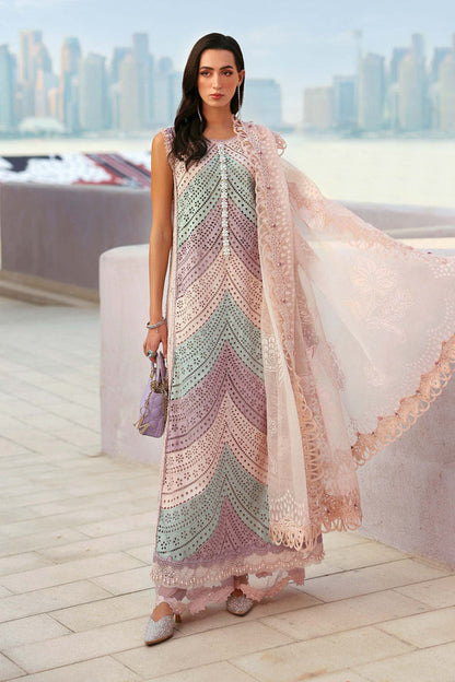 Maria.B Lux Emb Lawn 3PC – Wholesale Suits