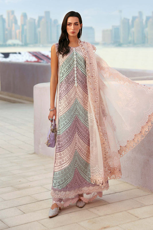 Maria.B Lux Emb Lawn 3PC – Wholesale Suits