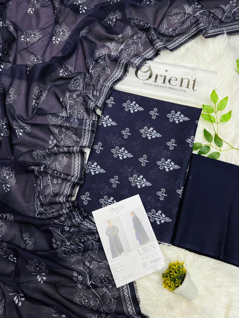 Orient Original Lawn 3PC Printed – Wholesale Suits
