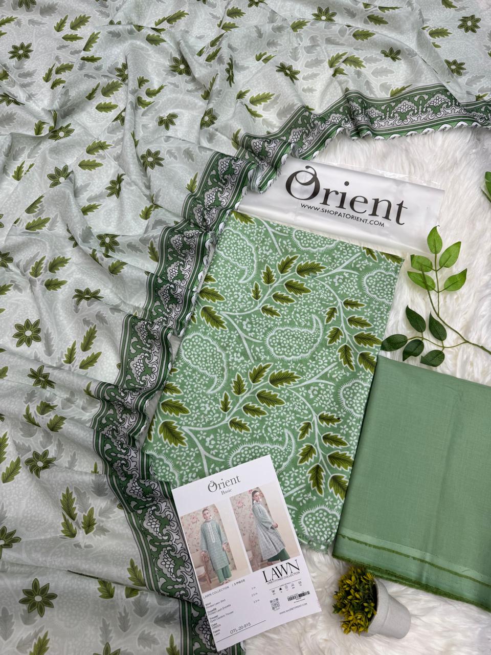 Orient Original Lawn 3PC Printed – Wholesale Suits