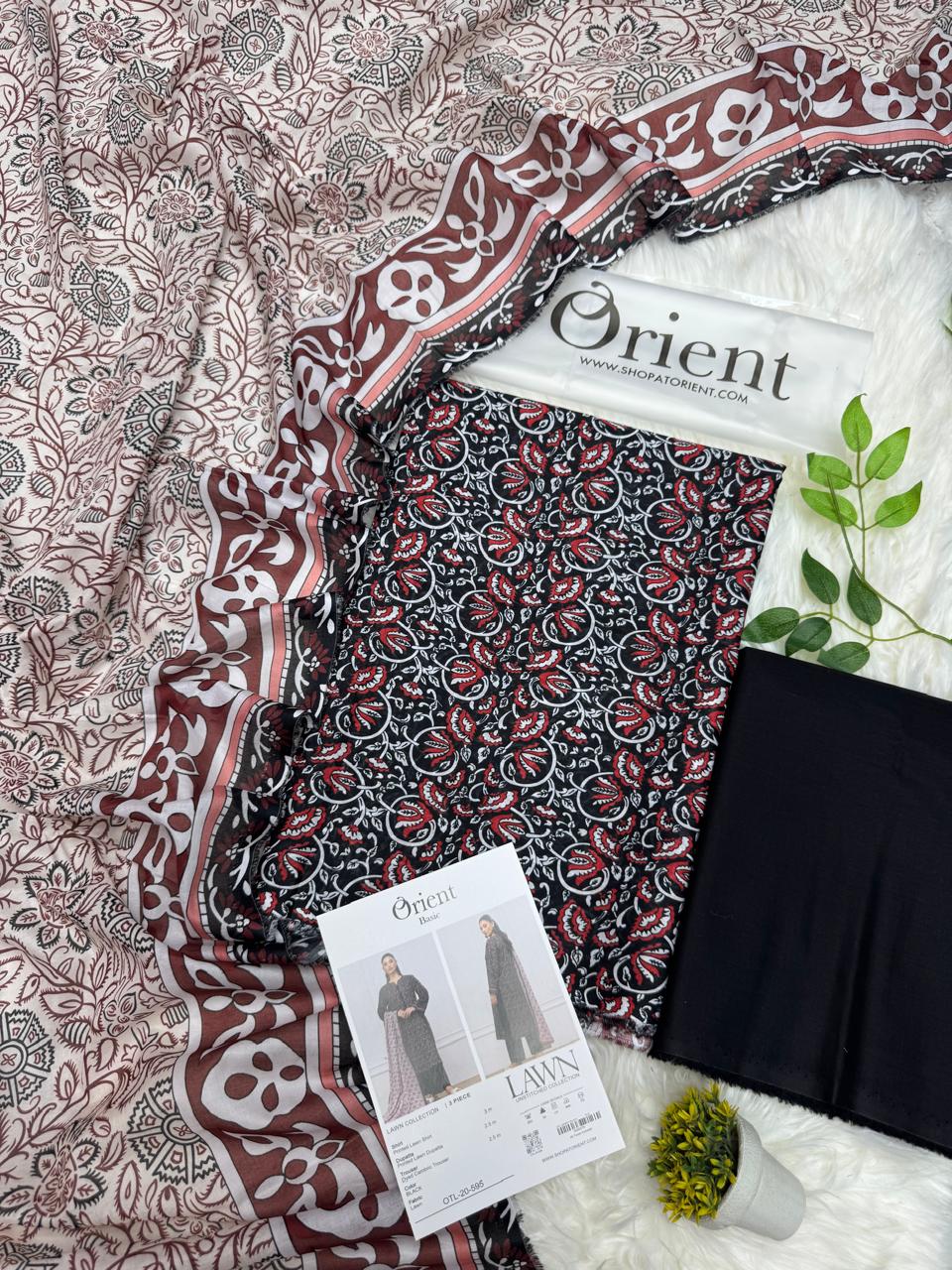 Orient Original Lawn 3PC Printed – Wholesale Suits