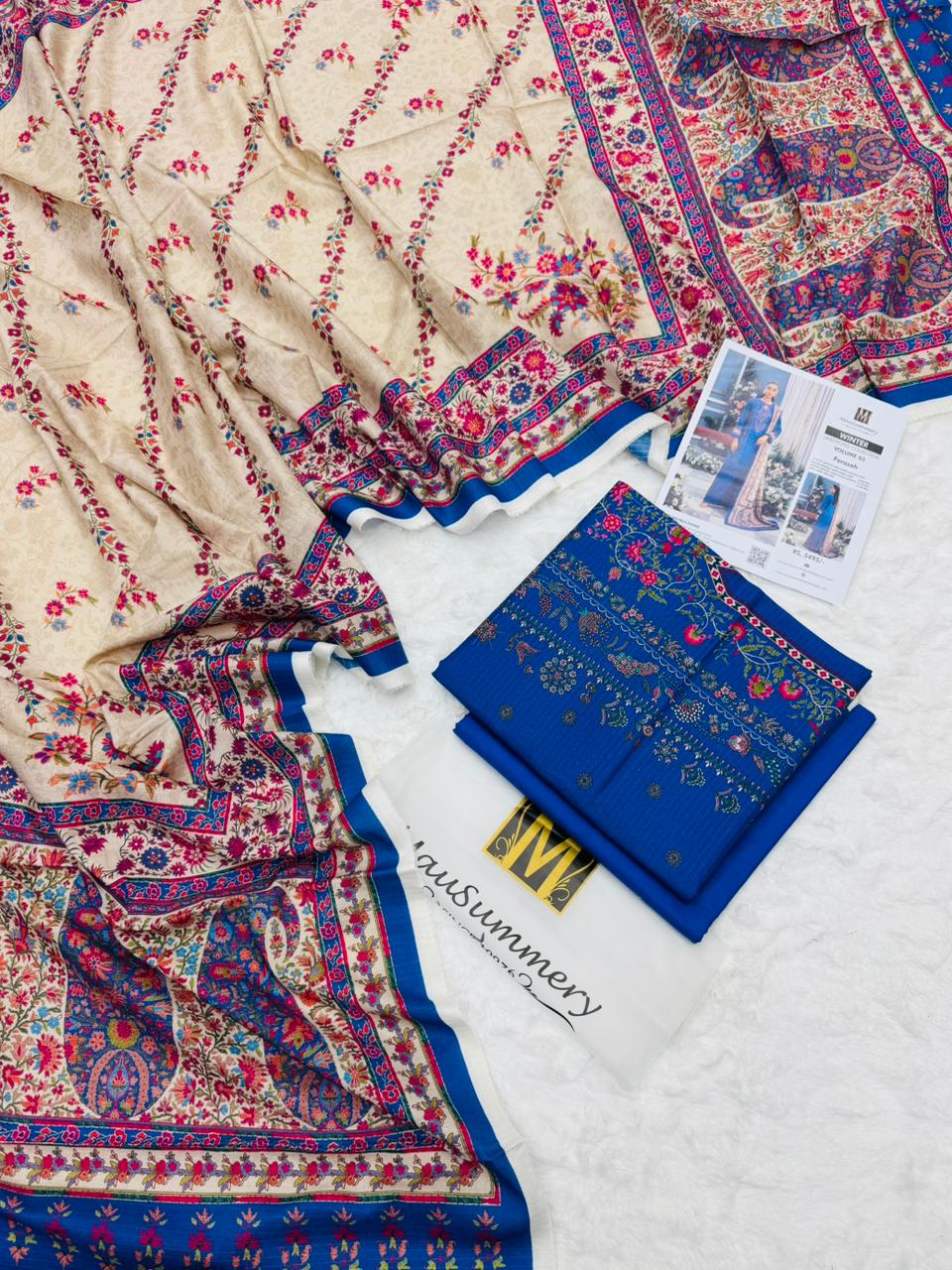 Musummrey Premium Linen Elegant Doria 3PC – Unstitched Suit