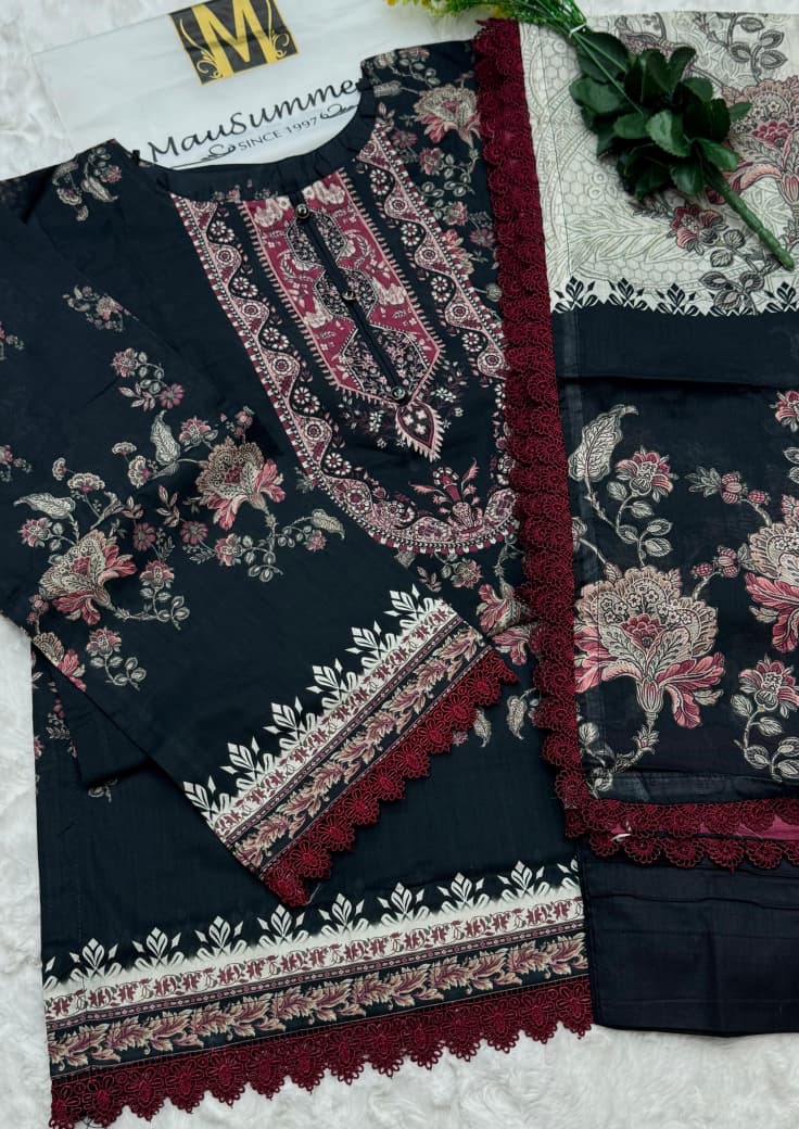 Mausammary Stitch Lawn 3PC – Wholesale Collection