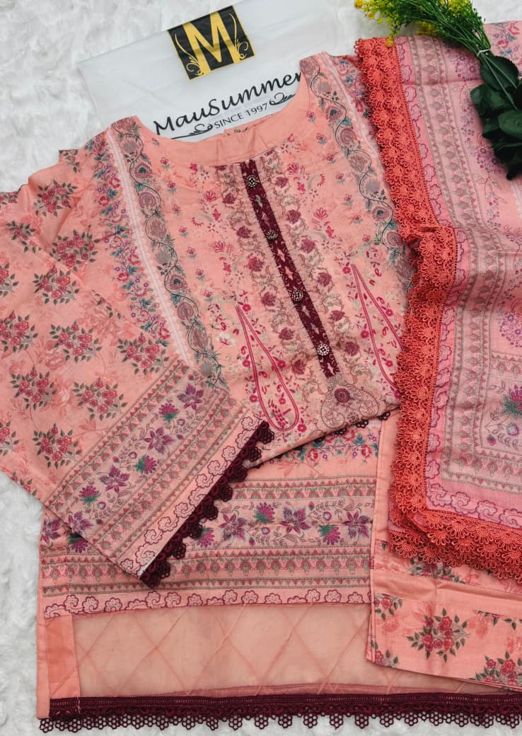 Mausammary Stitch Lawn 3PC – Wholesale Collection