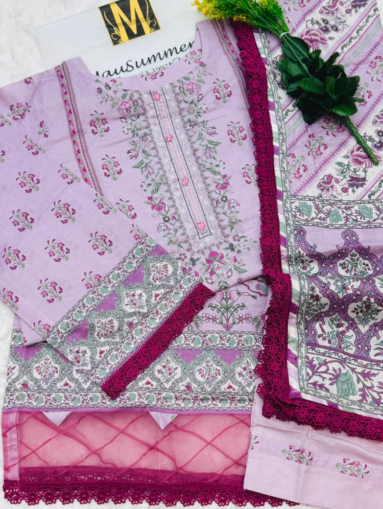 Mausammary Stitch Lawn 3PC – Wholesale Collection
