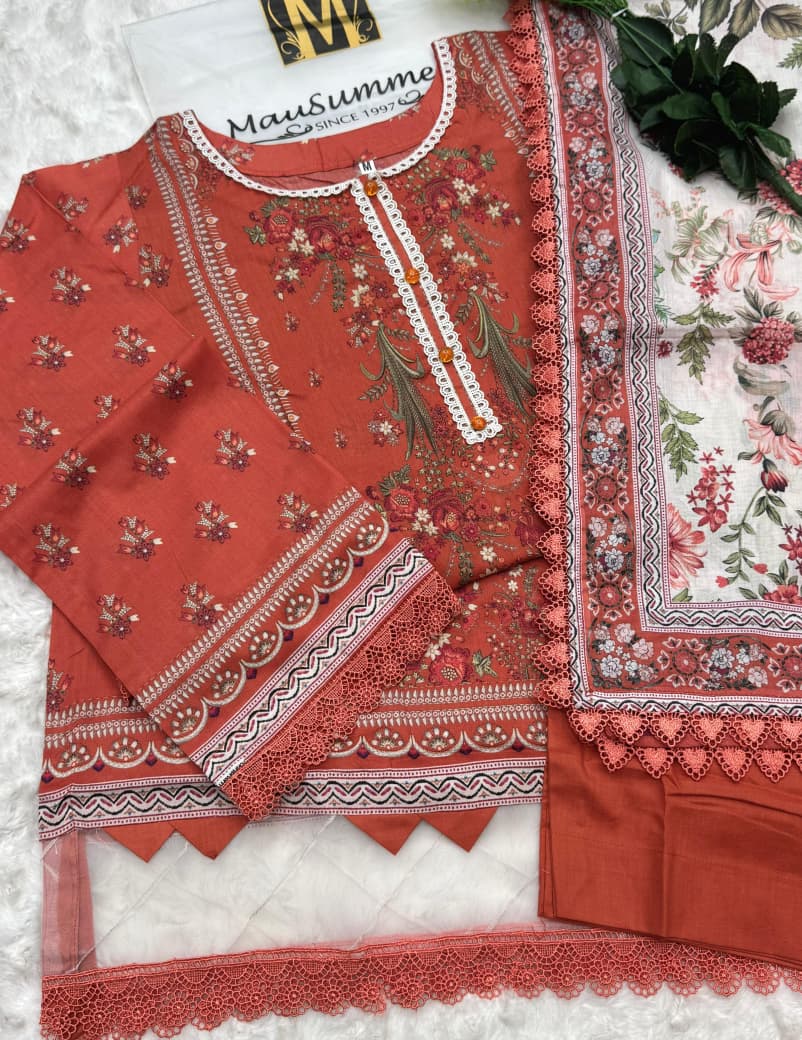 Mausammary Stitch Lawn 3PC – Wholesale Collection