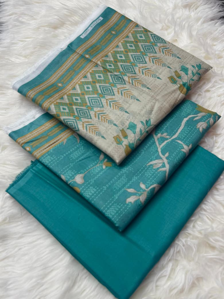 Safina Premium Lawn 3PC | Unstitched Suits