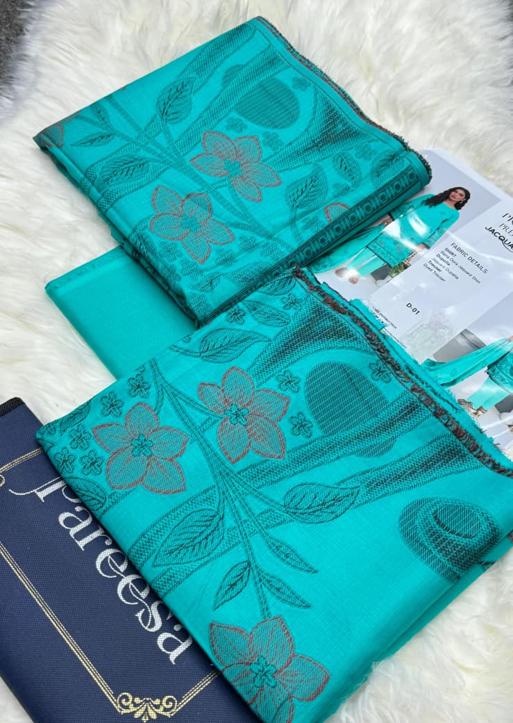 Preesa Bana Dora Jacquard 3PC – Unstitched