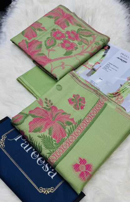 Preesa Bana Dora Jacquard 3PC – Unstitched