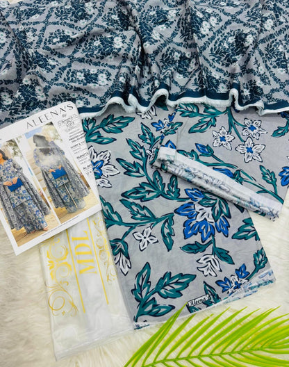 Aleena’s by MDL Lawn 3PC Unstitched Suit