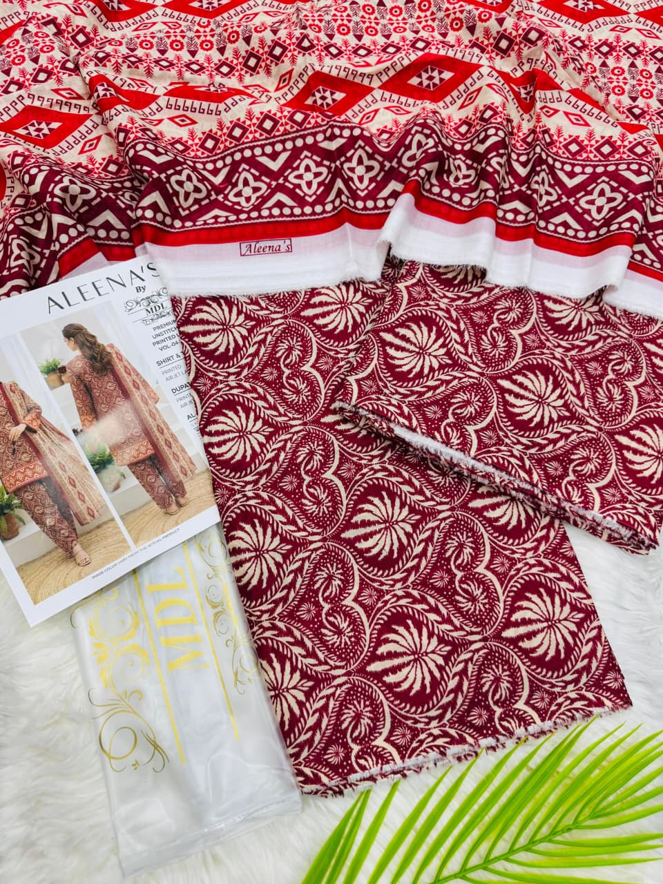 Aleena’s by MDL Lawn 3PC Unstitched Suit