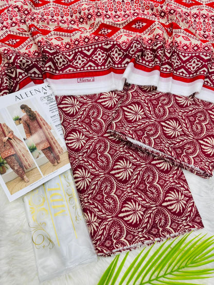 Aleena’s by MDL Lawn 3PC Unstitched Suit