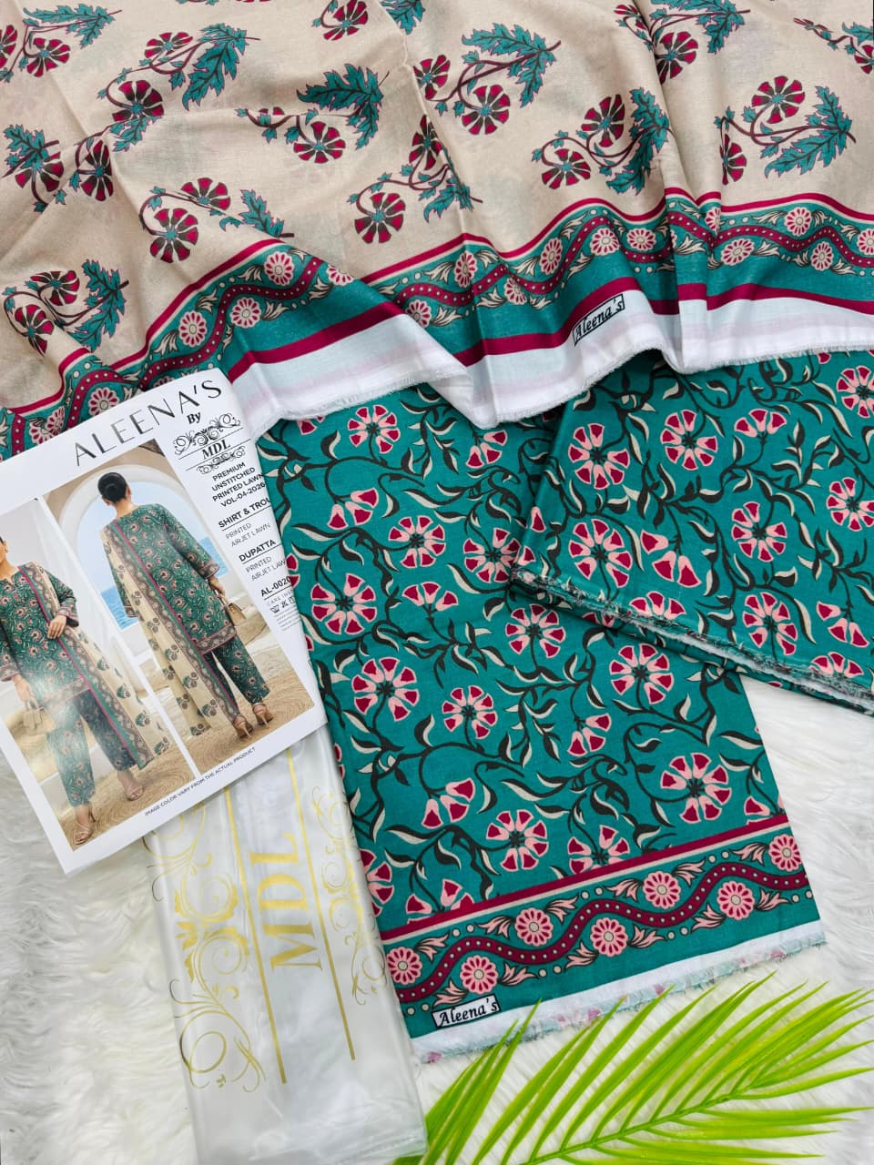 Aleena’s by MDL Lawn 3PC Unstitched Suit