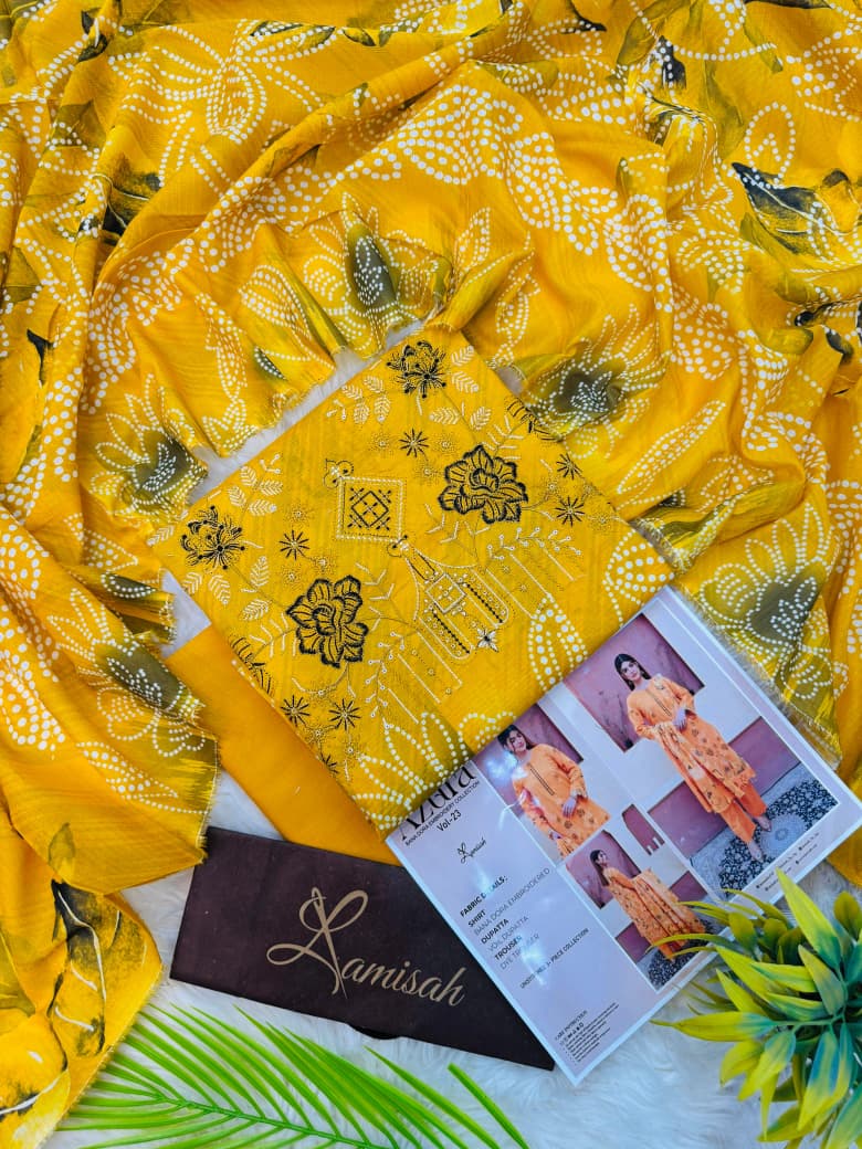 Azura Bana Dora Embroidery Collection