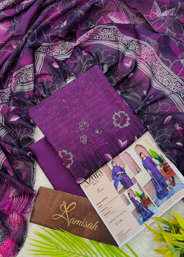 Azura Bana Dora Embroidery Collection