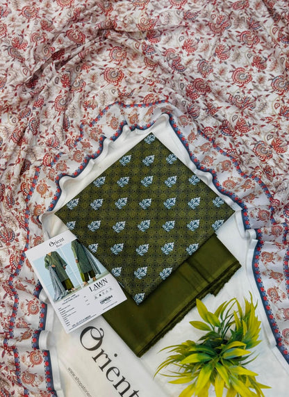 Orient Basic Classic Lawn 3PC – Wholesale Suit