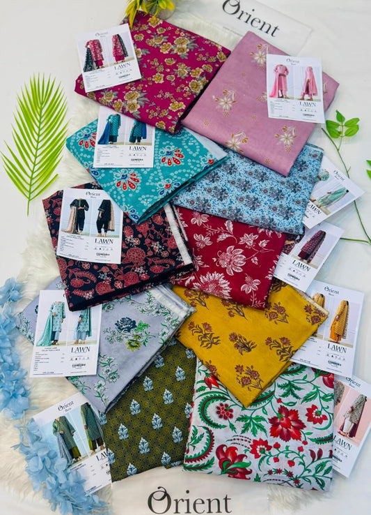Orient Basic Classic Lawn 3PC – Wholesale Suit