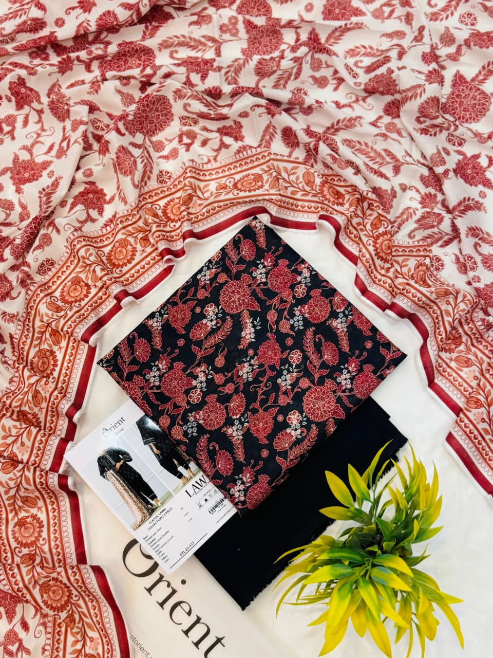 Orient Basic Classic Lawn 3PC – Wholesale Suit