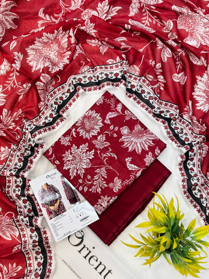 Orient Basic Classic Lawn 3PC – Wholesale Suit