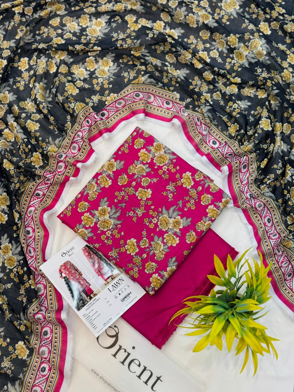 Orient Basic Classic Lawn 3PC – Wholesale Suit