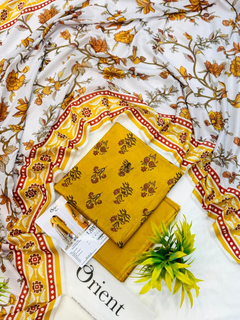 Orient Basic Classic Lawn 3PC – Wholesale Suit