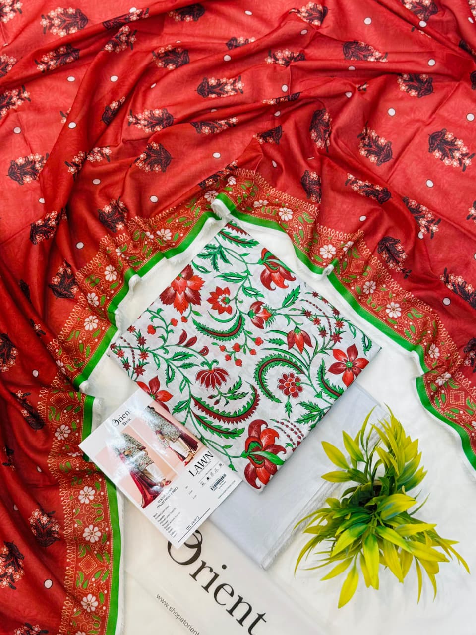 Orient Basic Classic Lawn 3PC – Wholesale Suit
