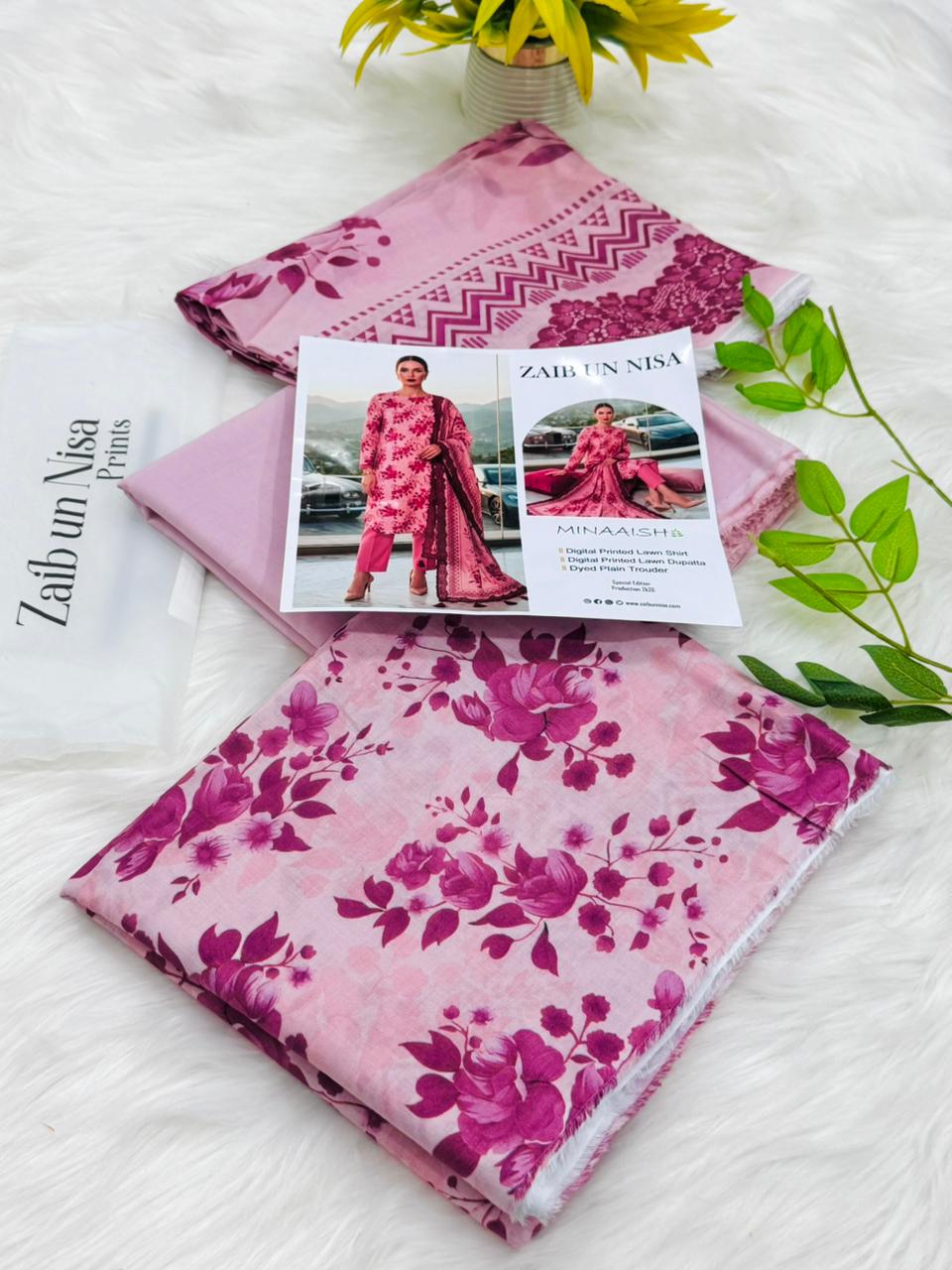 Original Brand ZAIB UN NISA Prints 3PC – Wholesale Suits