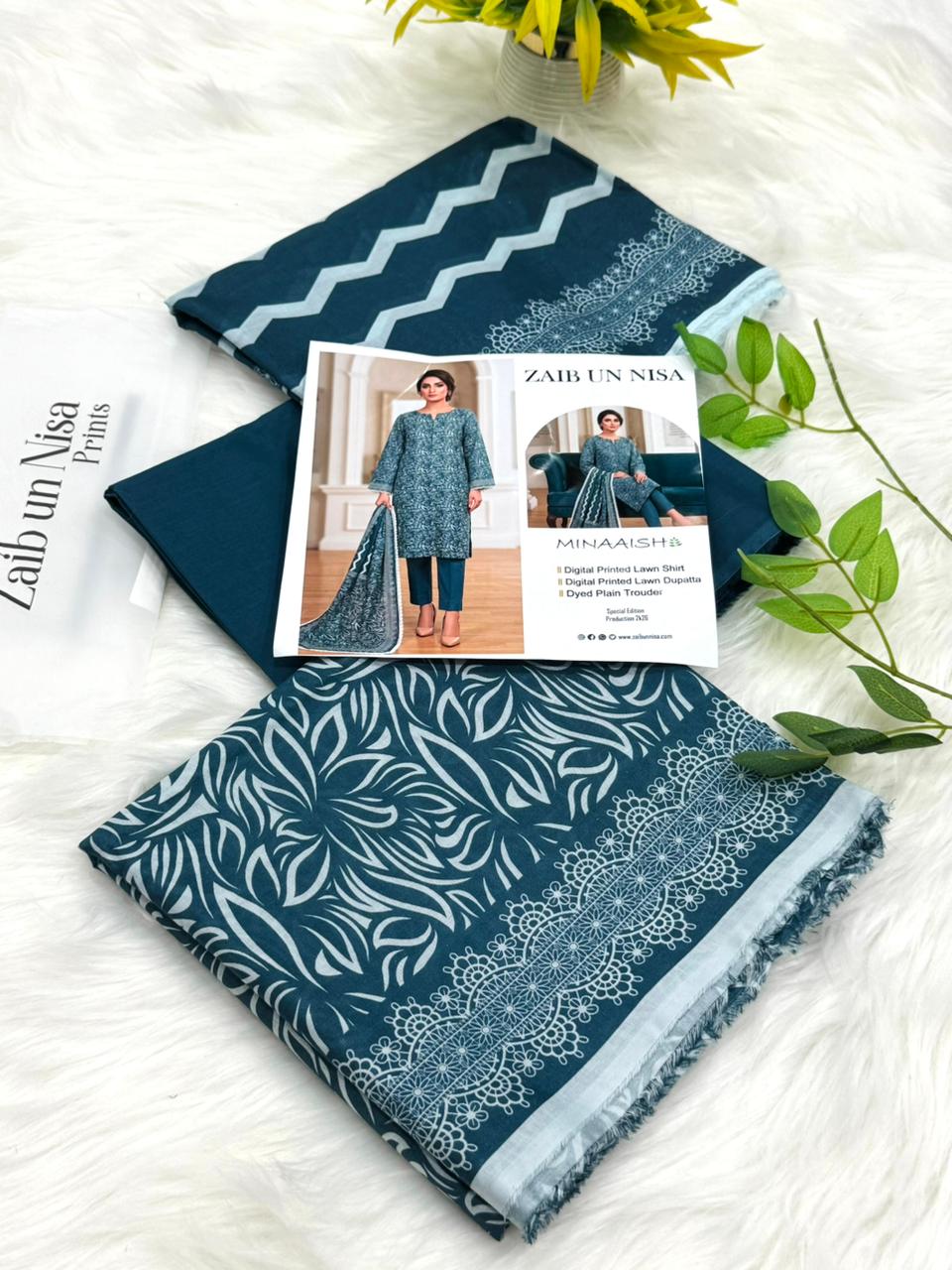 Original Brand ZAIB UN NISA Prints 3PC – Wholesale Suits