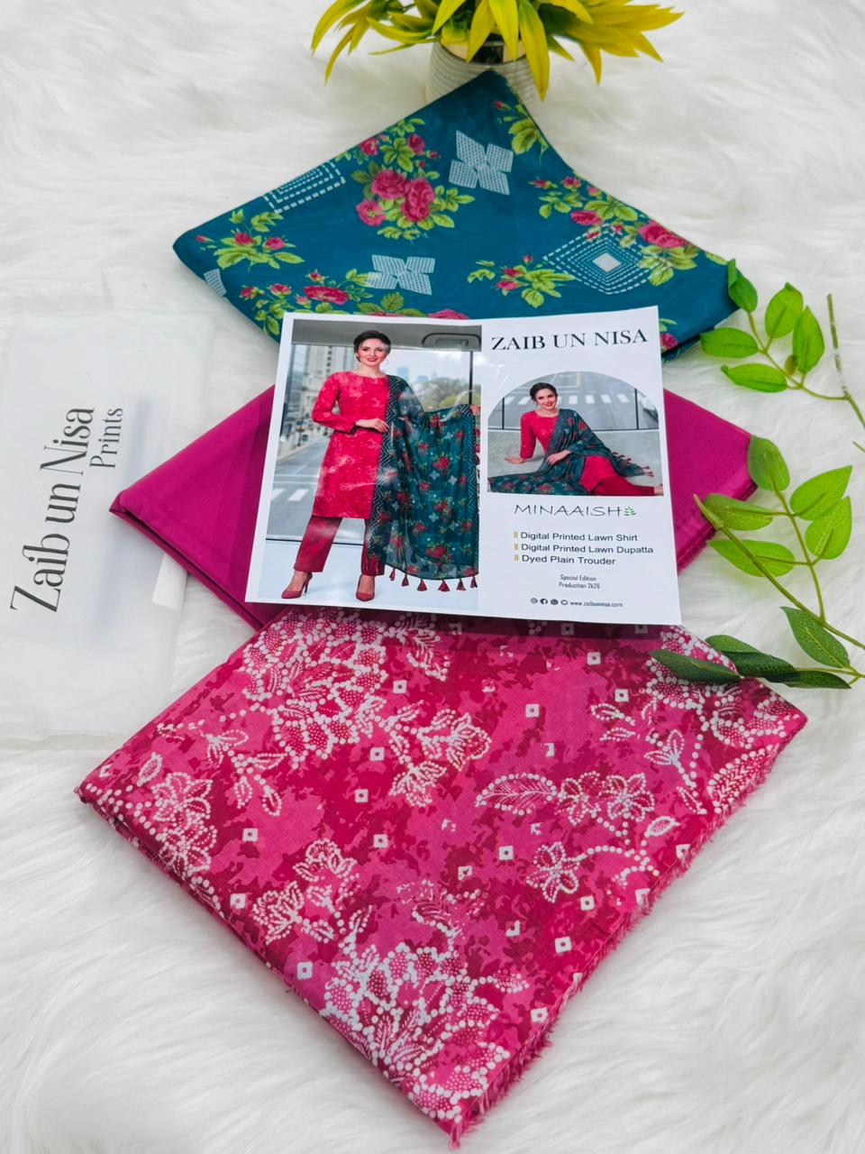 Original Brand ZAIB UN NISA Prints 3PC – Wholesale Suits