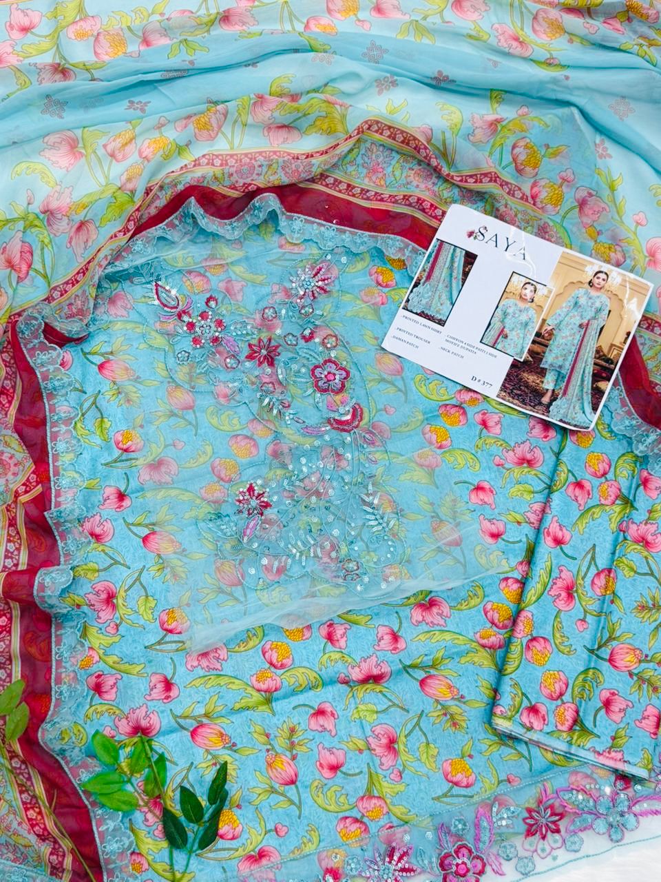 Aleena's Embroidered Lawn 3PC – Wholesale Suits