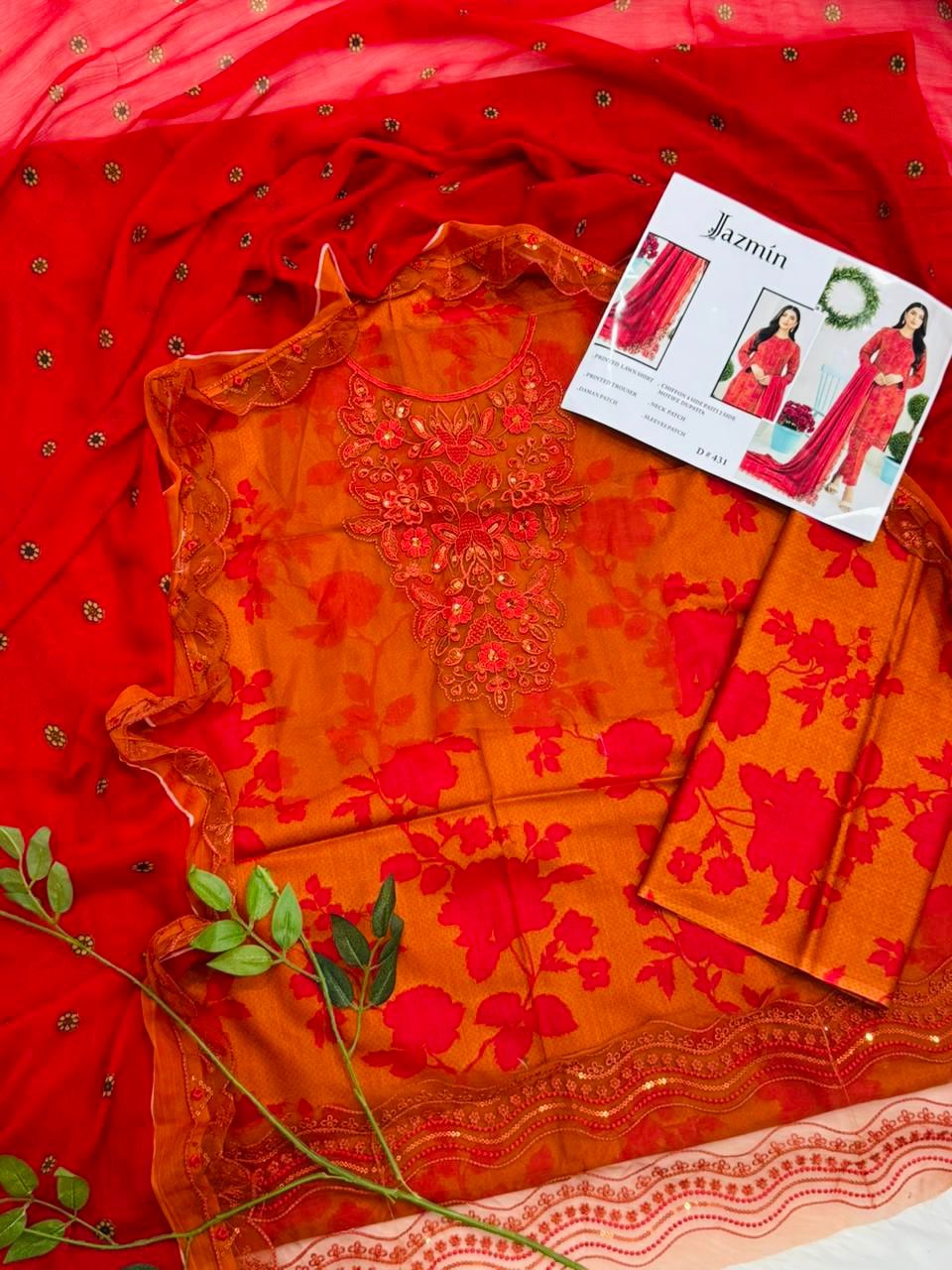 Aleena's Embroidered Lawn 3PC – Wholesale Suits