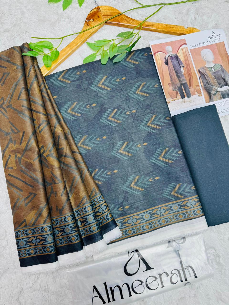 Almeerah Vol-2 3PC Lawn Printed – Wholesale Suit