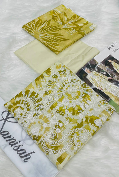 Roco Azura Embroidered 3PC Lawn – Wholesale Suits