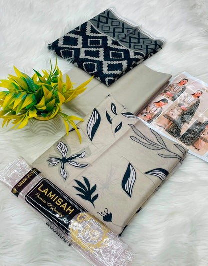 Bin Naeem Platinum Vol-28 3PC Printed Lawn – Wholesale Suits