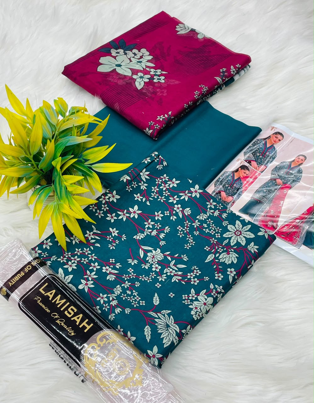 Bin Naeem Platinum Vol-28 3PC Printed Lawn – Wholesale Suits