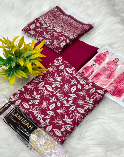 Bin Naeem Platinum Vol-28 3PC Printed Lawn – Wholesale Suits