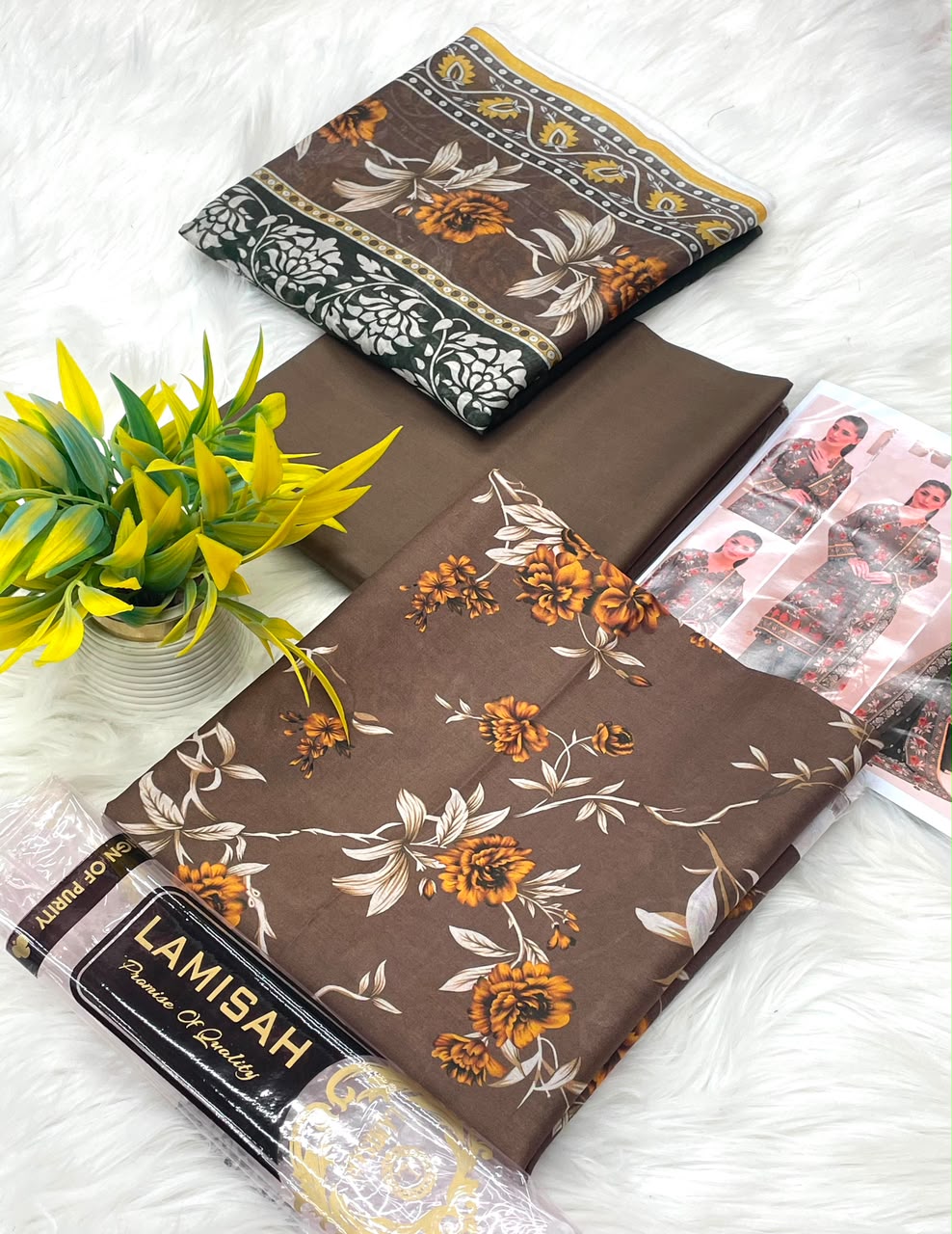 Bin Naeem Platinum Vol-28 3PC Printed Lawn – Wholesale Suits