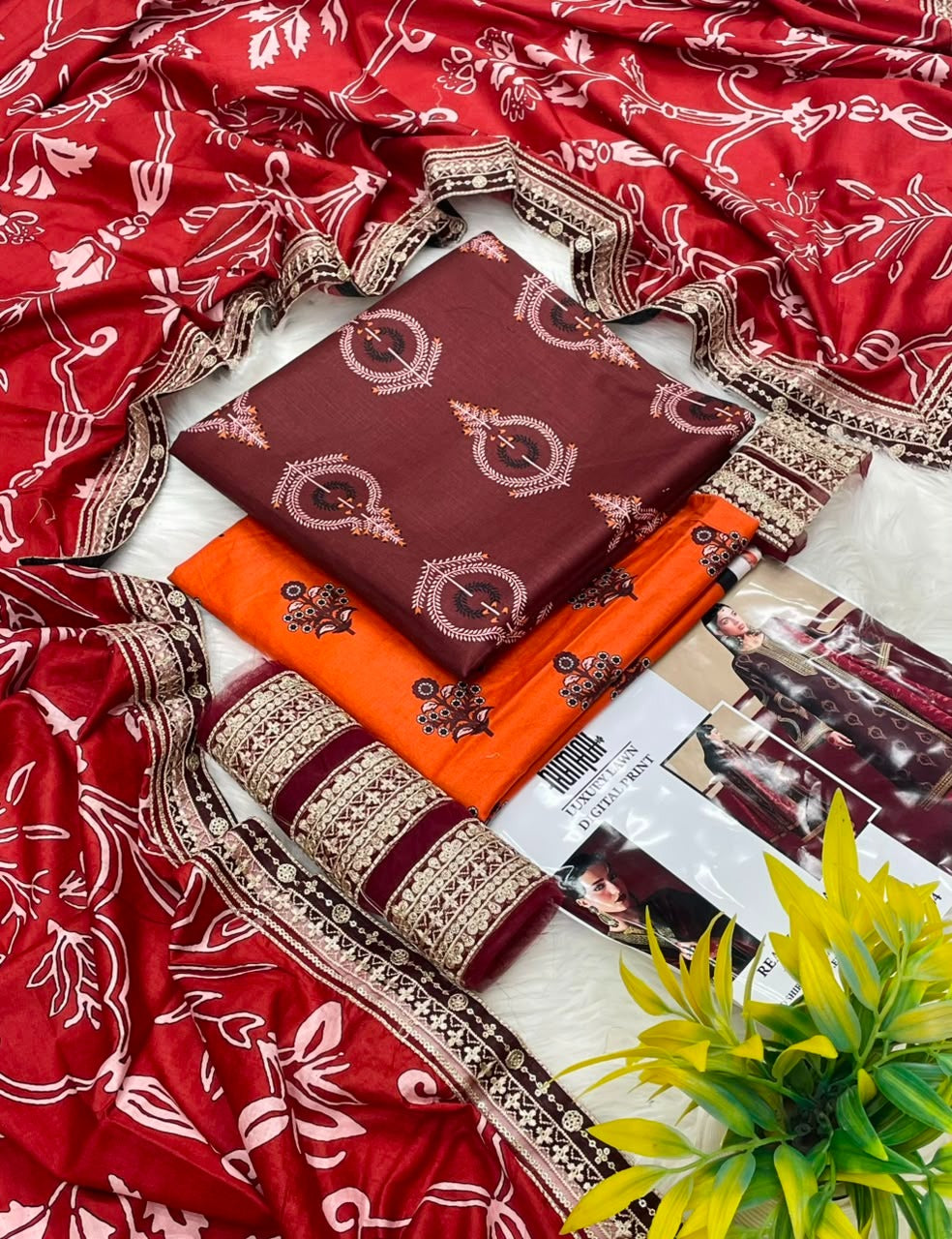 Humjoli Luxury Lawn Digital Print 3PC – Wholesale Suits
