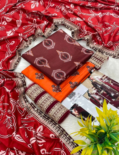 Humjoli Luxury Lawn Digital Print 3PC – Wholesale Suits