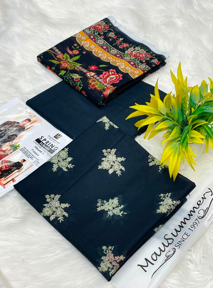 Mausummery Premium Print Lawn 3PC Vol-1