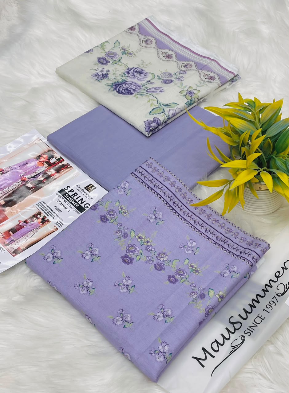 Mausummery Premium Print Lawn 3PC Vol-1