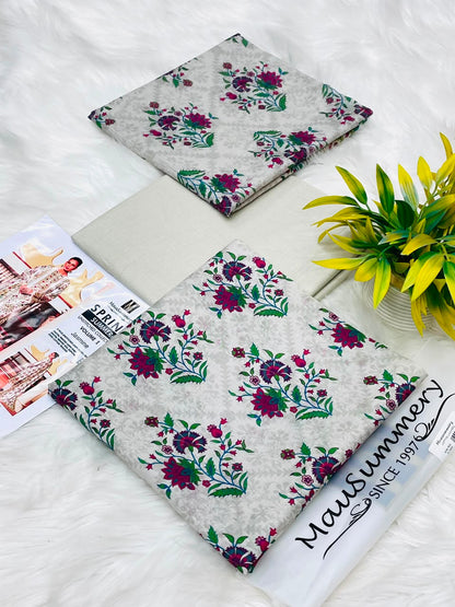 Mausummery Premium Print Lawn 3PC Vol-1
