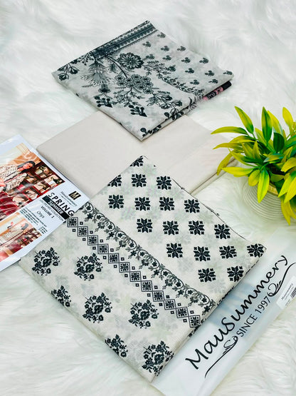 Mausummery Premium Print Lawn 3PC Vol-1