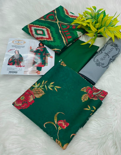 Ranjhaan 3PC Printed Lawn Wholesale Suit