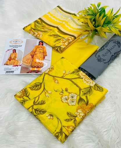 Ranjhaan 3PC Printed Lawn Wholesale Suit