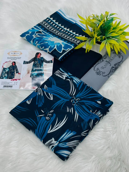 Ranjhaan 3PC Printed Lawn Wholesale Suit